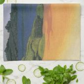 Bay Tregastel van Felix Vallotton, Fine Art Theedoek (Gevouwen)