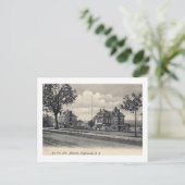 Bay Uitzicht Ave., Atlantische Hooglanden, NJ Vint Briefkaart (Staand voorkant)