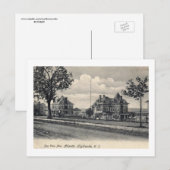 Bay Uitzicht Ave., Atlantische Hooglanden, NJ Vint Briefkaart (Voorkant / Achterkant)