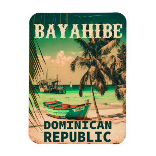 Bayahibe Dominican Republic - Retro Vintage 60s Magneet