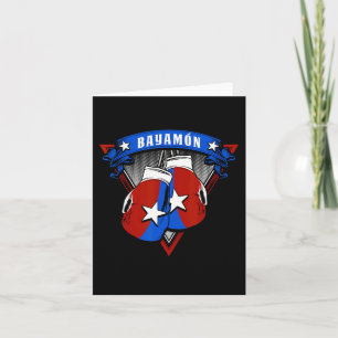 Bayamon Puerto Rico Boxing Glove Puerto Rican Cam Kaart