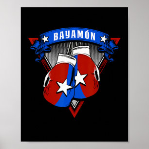Bayamon Puerto Rico Boxing Glove Puerto Rican Cam Poster