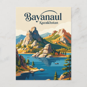 Bayanaul Nationaal Park Kazachstan Briefkaart