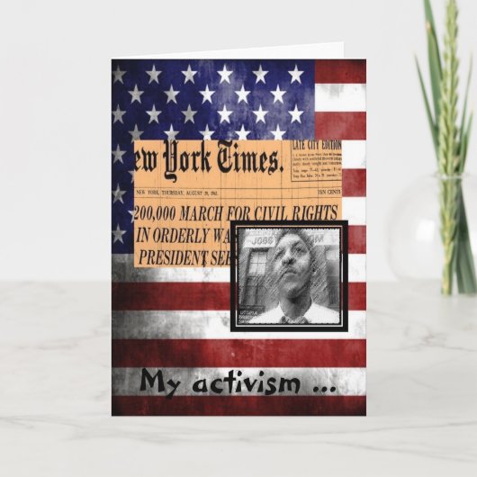 Bayard Rustin Kaart (Voorkant)