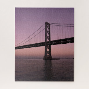 Baybridge onder Pink Sky Legpuzzel
