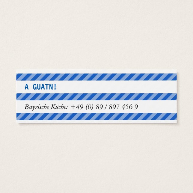 Bayerische Mini Karten (Dos)