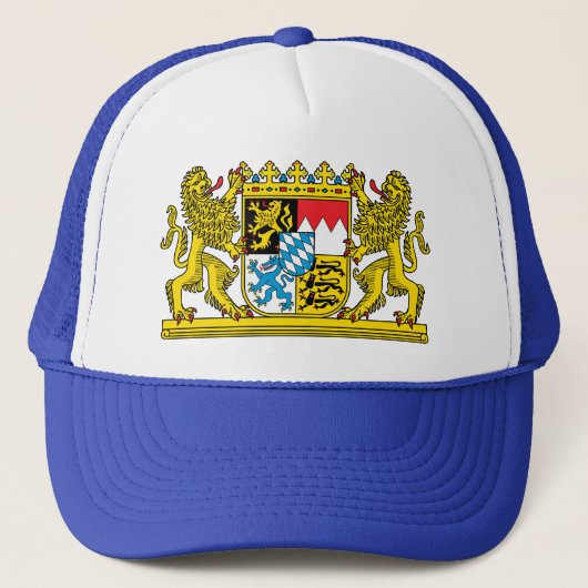 Bayerisches Staatswappen Kappe Trucker Pet (Voorkant)