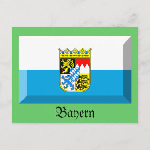 Bayern Flag Gem Briefkaart