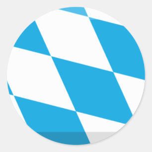 Bayern Flag Gem Ronde Sticker