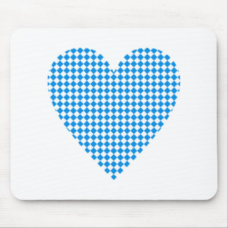 Bayern Herz Rauten Bavaria heart diamonds Muismat