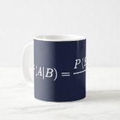 Bayes Theorem Science équation mathématique Mug (Devant gauche)