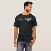 Bayes Theorem Statistics Probability Theory Wiskun T-shirt (Voorkant volledig)