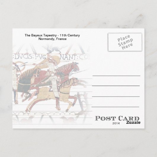 Bayeux Tapestry -a2 Briefkaart (Achterkant)