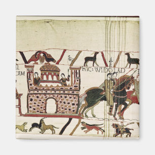 Bayeux Tapestry Earl Harold tot Duke of Normandy Magneet