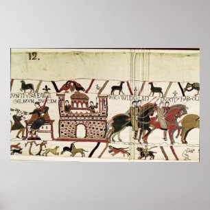 Bayeux Tapestry Earl Harold tot Duke of Normandy Poster