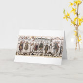 Bayeux Tapestry - King Harold Coronation Kaart (Gele Bloem)