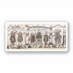 Bayeux Tapestry - King Harold Coronation Sticker