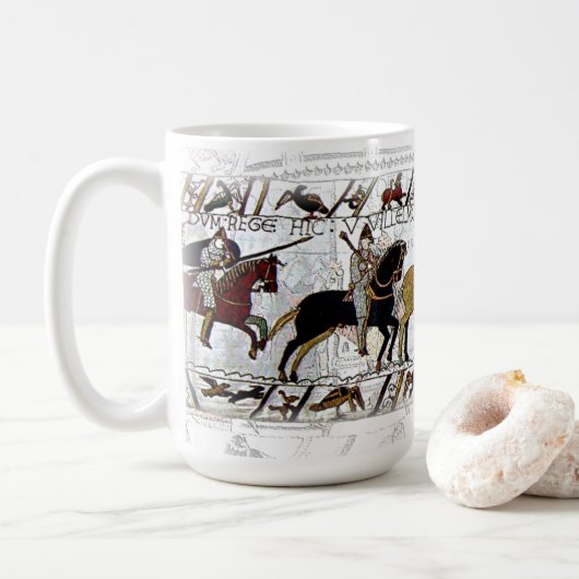 Bayeux Tapestry Mok (Met donut)