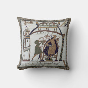 Bayeux Tapijt Harold Godwinson Worpkussen Kussen