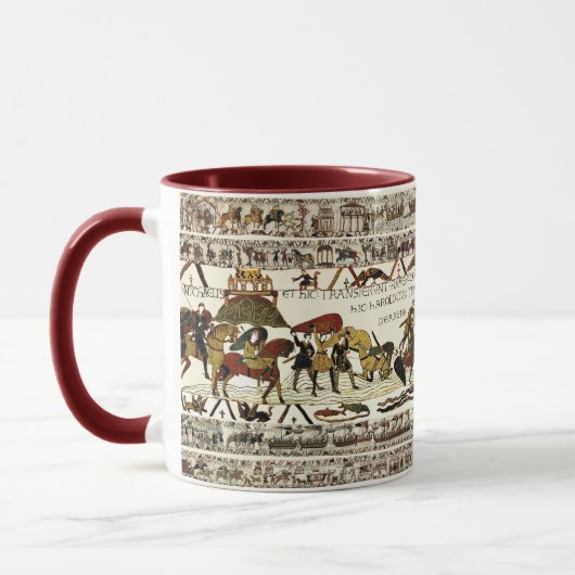 BAYEUX WANDTAPIJT William op Mont Saint-Michel Mok (Links)
