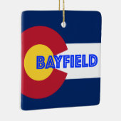 Bayfield Colorado Keramisch Ornament (Rechts)