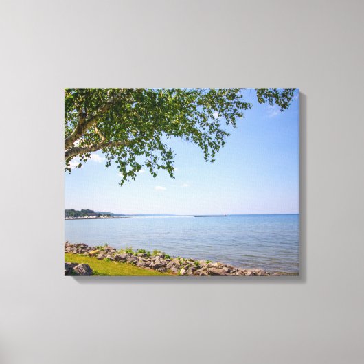 Bayfront Park, Petoskey, Michigan Canvas Afdruk (Voorkant)