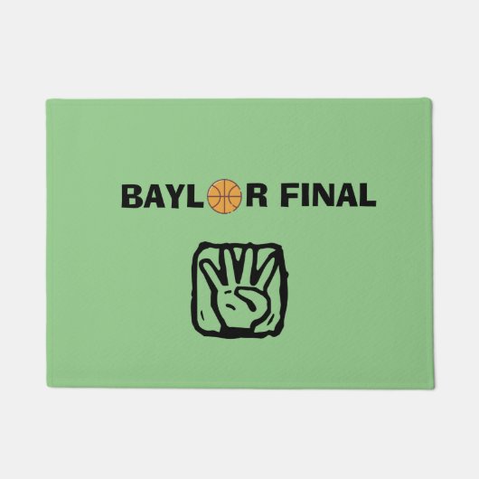 Baylor Final Vier Deurmat (Voorkant)