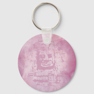 Bayon Face Pink Sleutelhanger