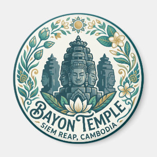 Bayon Tempel Cambodja Magneet