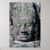 Bayon Temple in Angkor Wat - Cambodja Poster (Voorkant)