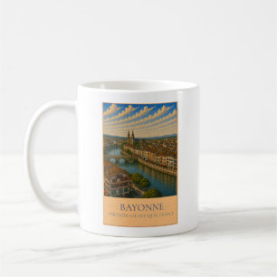 Bayonne, France – Vintage Travel Mug