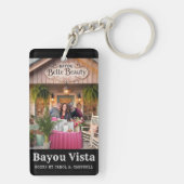 Bayou Belle Beauty | Carol A. Campbell Book Merch Sleutelhanger (achterkant)