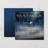Bayou Bliss Brunette 2 Wedding Invitation Kaart (Voorkant / Achterkant)