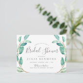 Bayou Botanical | Invitation de Baby Shower (Debout devant)