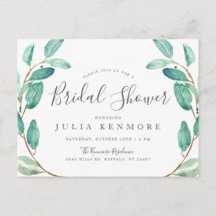 Bayou Botanical   Invitation de Baby Shower