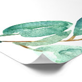 Bayou Botanicals Baby Shower Welkom Poster (Hoek)