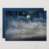 Bayou Bridge Virtual Wedding Invitation Kaart (Voorkant / Achterkant)