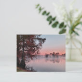 Bayou sunrise briefkaart (Staand voorkant)