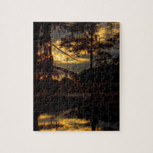 Bayou Sunset Reflection Legpuzzel