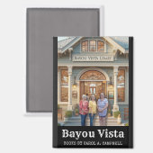 Bayou Vista Library – Southern Psychos Collection Magneet (Voorkant / Achterkant)