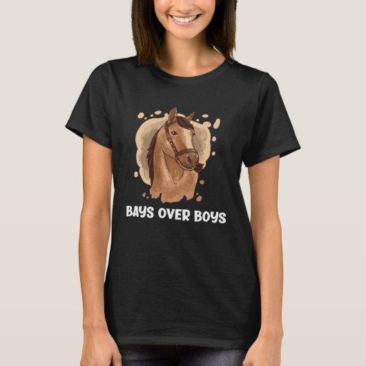 Bays Over Boys  Horse   1 T-shirt (Voorkant)