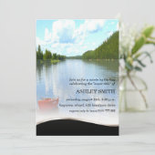 Bayside Lakeside Bayou Party Invitation Kaart (Staand voorkant)