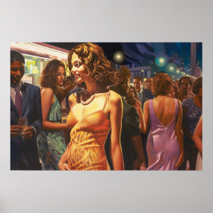 Bayside Latina 's nachts Poster