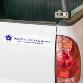 Bayside Seido Karate Car Bumpersticker (Op Truck)