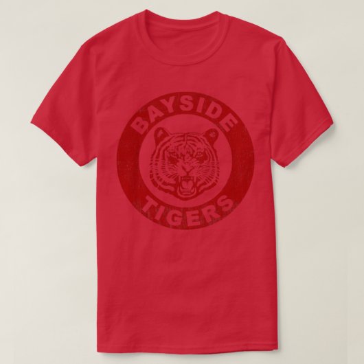 Bayside Tigers versleten T-shirt (Design voorkant)