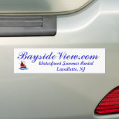 BaysideView.com Lavallette NJ Bumpersticker (Op auto)