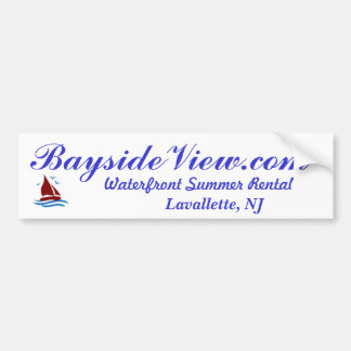 BaysideView.com Lavallette NJ Bumpersticker