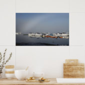 Bayville Foggy Sunrise Poster (Keuken)