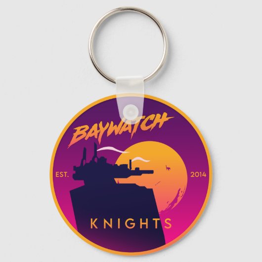 Baywatch Knight - Keyring Sleutelhanger (Voorkant)