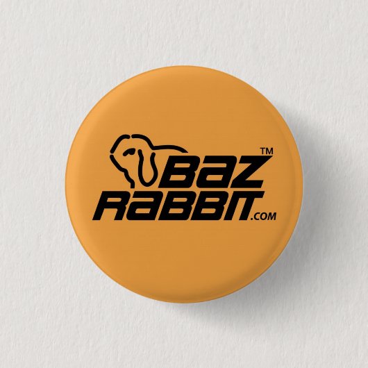 BAZ Rabbit Ronde Button 3,2 Cm (Voorkant)